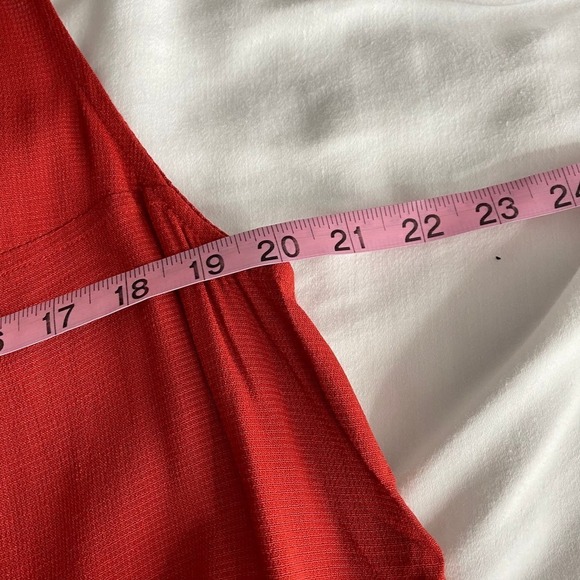 NWT Vintage Diane Von Furstenberg Red Button Front Sleeveless Tank Dress Size 1X - Picture 2 of 6